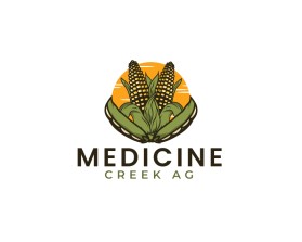 Logo Design Entry 2691508 submitted by ninjadesign to the contest for Medicine Creek Ag run by bcallen238