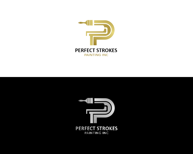 Logo Design entry 2740015 submitted by dedekaja206 to the Logo Design for Perfect Strokes Painting Inc. run by Bizwize