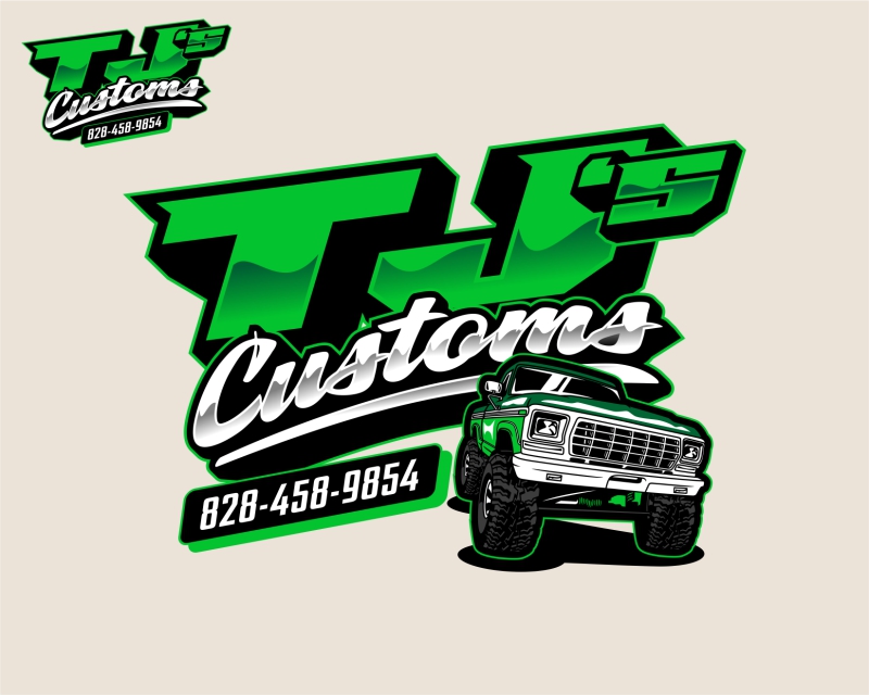 Logo Design entry 2698751 submitted by Digiti Minimi to the Logo Design for TJ’s Customs run by 79tjwilliams