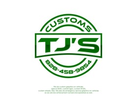 Logo Design entry 2694653 submitted by asf to the Logo Design for TJ’s Customs run by 79tjwilliams