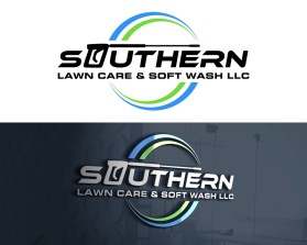 Logo Design entry 2696276 submitted by Steev3 to the Logo Design for Southern lawn care & soft wash LLC run by Dustin1holmes