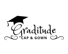 Logo Design Entry 2696369 submitted by biddow to the contest for Graditude Cap & Gown run by JenDefazio