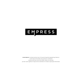 Logo Design entry 2697132 submitted by Gethuk_Studio to the Logo Design for Empress run by Empressjj