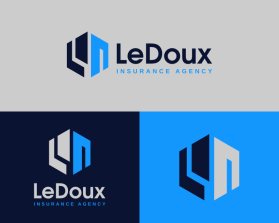 Logo Design Entry 2697938 submitted by mznung to the contest for LeDoux Insurance run by WalkerDesigner