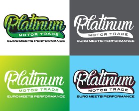Logo Design Entry 2699488 submitted by Mikeron to the contest for Platinum Motor Trade run by lydia