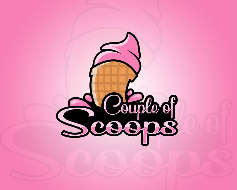 Logo Design entry 2737417 submitted by Foysal_Ahmmed to the Logo Design for Couple of Scoops run by jwcchooch
