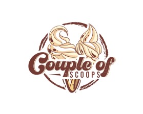 Logo Design Entry 2703054 submitted by ninjadesign to the contest for Couple of Scoops run by jwcchooch