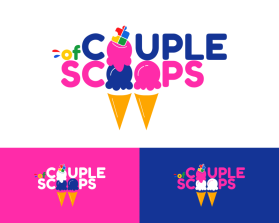 Logo Design Entry 2701880 submitted by SugArt to the contest for Couple of Scoops run by jwcchooch