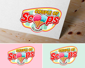 Logo Design entry 2725136 submitted by Amit1991 to the Logo Design for Couple of Scoops run by jwcchooch
