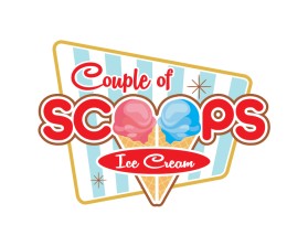 Logo Design entry 2725191 submitted by ej94 to the Logo Design for Couple of Scoops run by jwcchooch