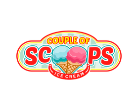Logo Design entry 2737413 submitted by Husn Art to the Logo Design for Couple of Scoops run by jwcchooch