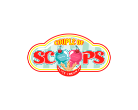 Logo Design Entry 2739480 submitted by hard_work to the contest for Couple of Scoops run by jwcchooch