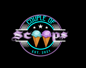 Logo Design Entry 2702473 submitted by Colorsurf to the contest for Couple of Scoops run by jwcchooch
