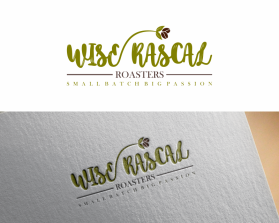 Logo Design entry 2702066 submitted by Mza to the Logo Design for WISE RASCAL ROASTERS run by wiserascal