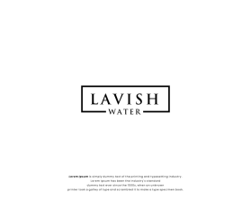 Logo Design entry 2701412 submitted by Hasibul_083 to the Logo Design for LavishWater run by vishal6888