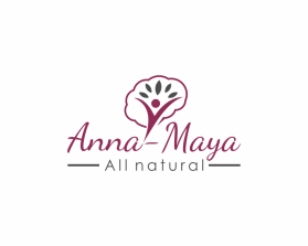 Logo Design entry 2702644 submitted by Ramadhona to the Logo Design for AnnaMayaNatural.com run by Anna-Maya Powell