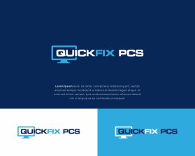Logo Design entry 2706649 submitted by biddow to the Logo Design for Quickfix PCs run by actionready