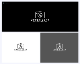 Logo Design entry 2707799 submitted by design_joy to the Logo Design for Upper Left Photography run by upperleftjeff