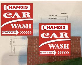 Logo Design Entry 2710676 submitted by Colorsurf to the contest for Chamois Car Wash run by WBacke
