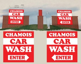 Logo Design Entry 2715782 submitted by Dev to the contest for Chamois Car Wash run by WBacke