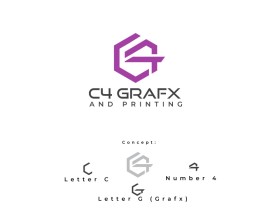 Logo Design Entry 2710881 submitted by FXF Creations to the contest for C4 Grafx and Printing run by mj4cs
