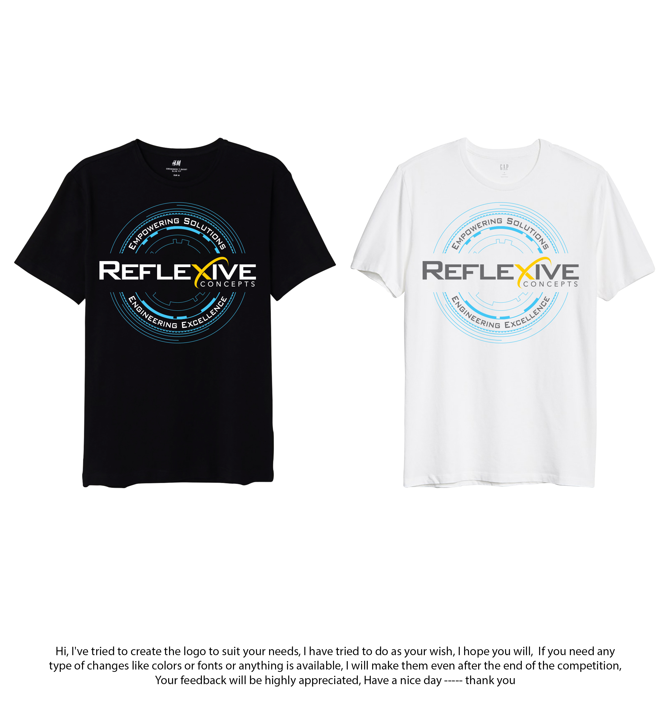 T-Shirt Design entry 2719077 submitted by ENVIRON to the T-Shirt Design for Reflexive Concepts run by dknopp