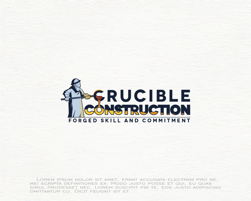 Logo Design entry 2712419 submitted by miledesign to the Logo Design for Crucible Construction run by CrucibleConstruction