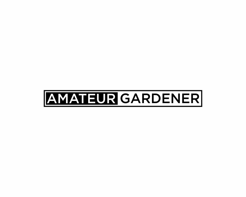 Logo Design entry 2721282 submitted by Mza to the Logo Design for Amateur Gardener run by AmateurGardener