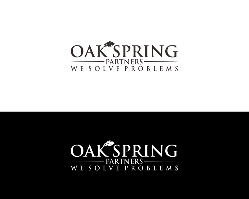 Logo Design entry 2716880 submitted by Trajandesigns to the Logo Design for OakSpring Partners run by T_Mac