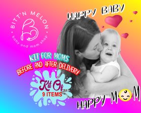 Graphic Design Entry 2723467 submitted by Colorsurf to the contest for Bitt'n Melon (mom and baby shop) run by bittenmelon