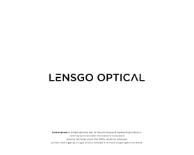Logo Design entry 2721236 submitted by manaf to the Logo Design for lensgo optical run by optikos