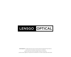 Logo Design entry 2721234 submitted by manaf to the Logo Design for lensgo optical run by optikos