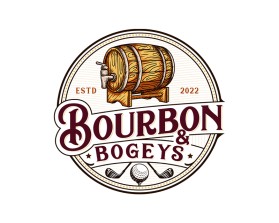 Logo Design Entry 2724161 submitted by Husn Art to the contest for Bourbon & Bogeys run by exposure