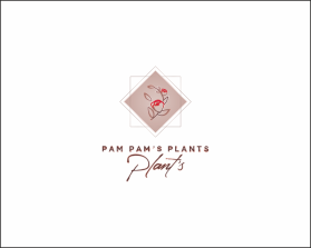Logo Design Entry 2726401 submitted by miledesign to the contest for Pam Pam’s Plants run by PamPamsPlants