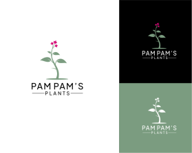Logo Design Entry 2726191 submitted by mannat1922z to the contest for Pam Pam’s Plants run by PamPamsPlants