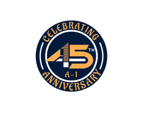 Logo Design Entry 2723937 submitted by zahitr to the contest for A-1 45th Anniversary run by JFornaro