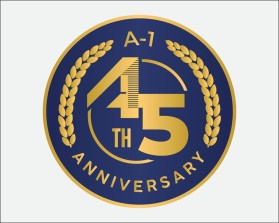 Logo Design Entry 2723547 submitted by andreandro to the contest for A-1 45th Anniversary run by JFornaro
