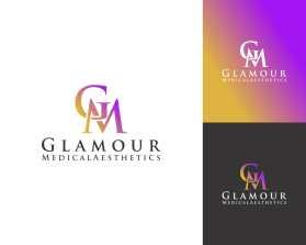 Logo Design Entry 2787385 submitted by Aldooo to the contest for G l a m o u r   M e d i c a l   A e s t h e t i c s run by bmd_jobs