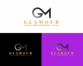 Logo Design Entry 2787604 submitted by onet to the contest for G l a m o u r   M e d i c a l   A e s t h e t i c s run by bmd_jobs
