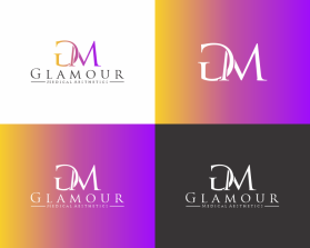 Logo Design entry 2725790 submitted by azkia to the Logo Design for G l a m o u r   M e d i c a l   A e s t h e t i c s run by bmd_jobs