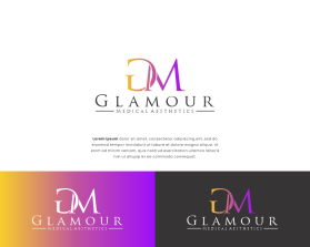 Logo Design entry 2725787 submitted by terbang to the Logo Design for G l a m o u r   M e d i c a l   A e s t h e t i c s run by bmd_jobs