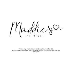 Logo Design Entry 2734904 submitted by MsttsM to the contest for Maddie’s Closet run by Jpmkt1