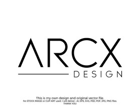 Logo Design Entry 2733858 submitted by MsttsM to the contest for arcxdesign.com run by arcxdesign