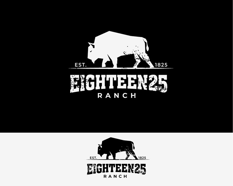Logo Design entry 2729636 submitted by Logos to the Logo Design for EIGHTEEN25 RANCH run by prestigeland