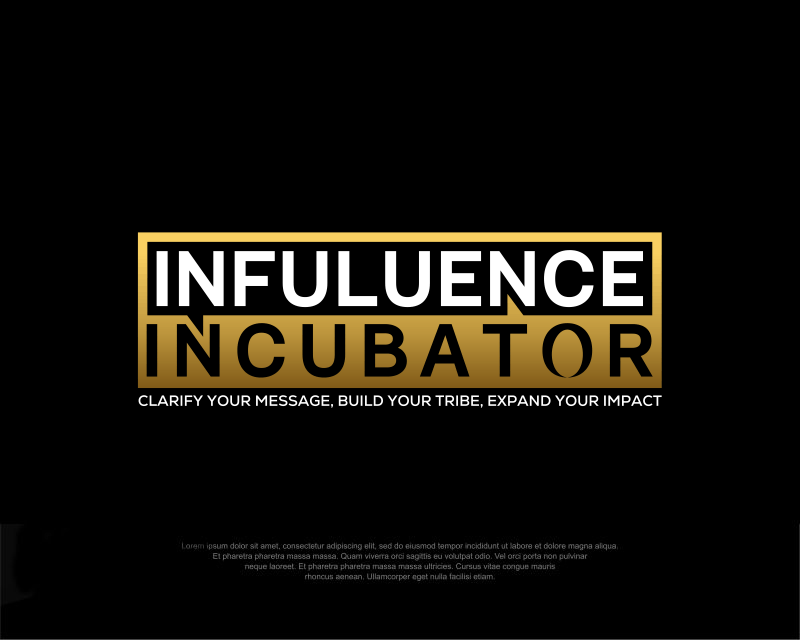 Logo Design entry 2742000 submitted by SATRI to the Logo Design for Influence Incubator run by DrGibson