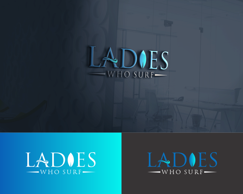 Logo Design entry 2735712 submitted by Mirza to the Logo Design for ladies who surf run by Ltkacz54