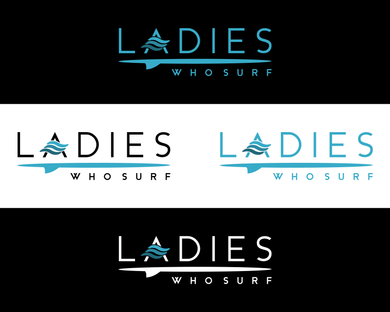 Logo Design entry 2739345 submitted by Subhashdake4577 to the Logo Design for ladies who surf run by Ltkacz54