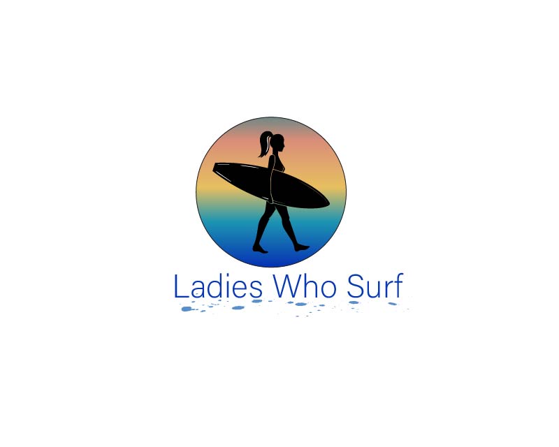 Logo Design entry 2743261 submitted by ramasapan to the Logo Design for ladies who surf run by Ltkacz54