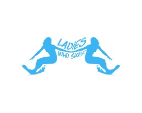 Logo Design Entry 2742177 submitted by Dand to the contest for ladies who surf run by Ltkacz54