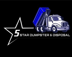 Logo Design Entry 2736015 submitted by Farrukh to the contest for 5 Star Dumpster & Disposal run by Blazetheta